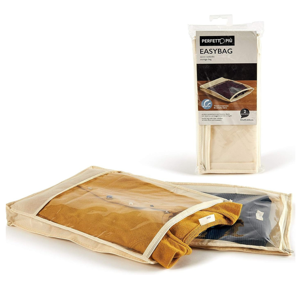 Sacco Custodia TNT per Camicie e Maglie 33x45x5 cm 2 PZ.