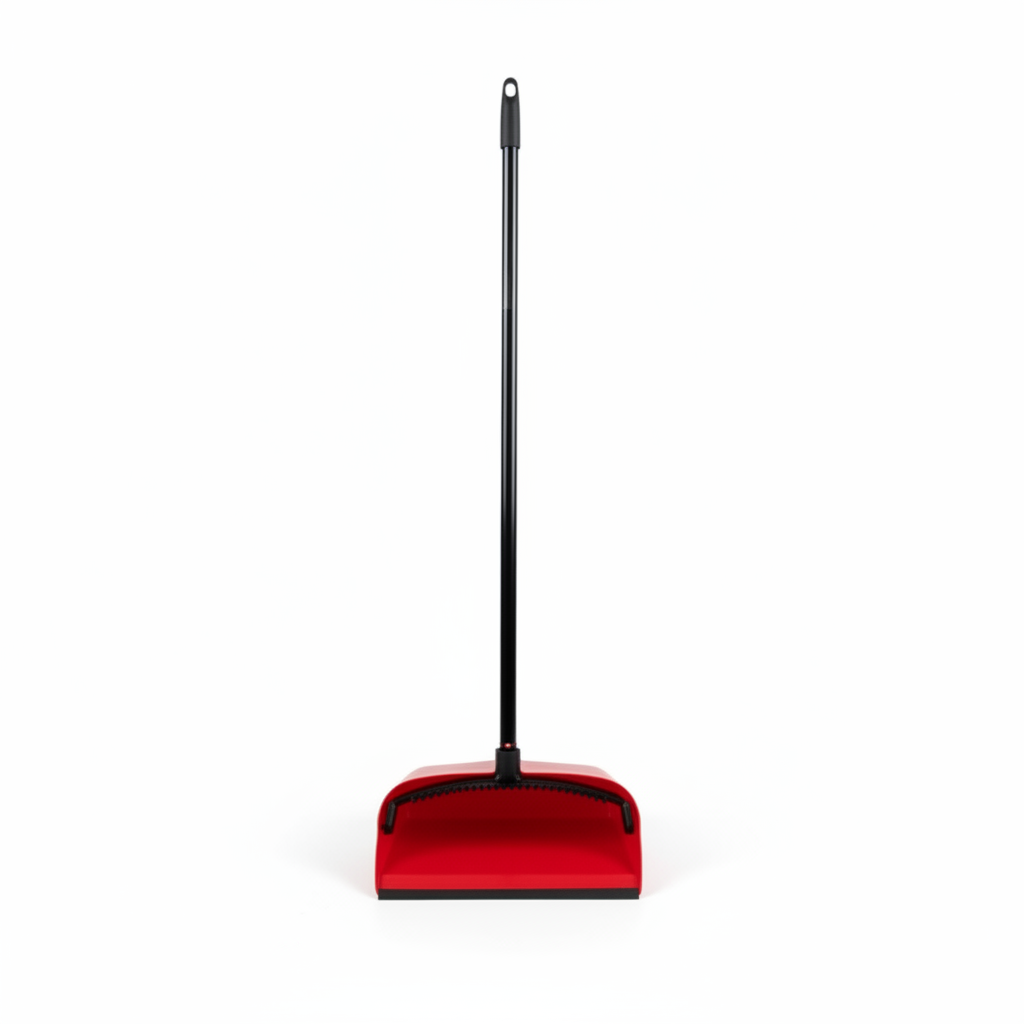 La Briantina Collapsible Dustpan with Handle and Comb, Automatic Opening System, Made of Plastic