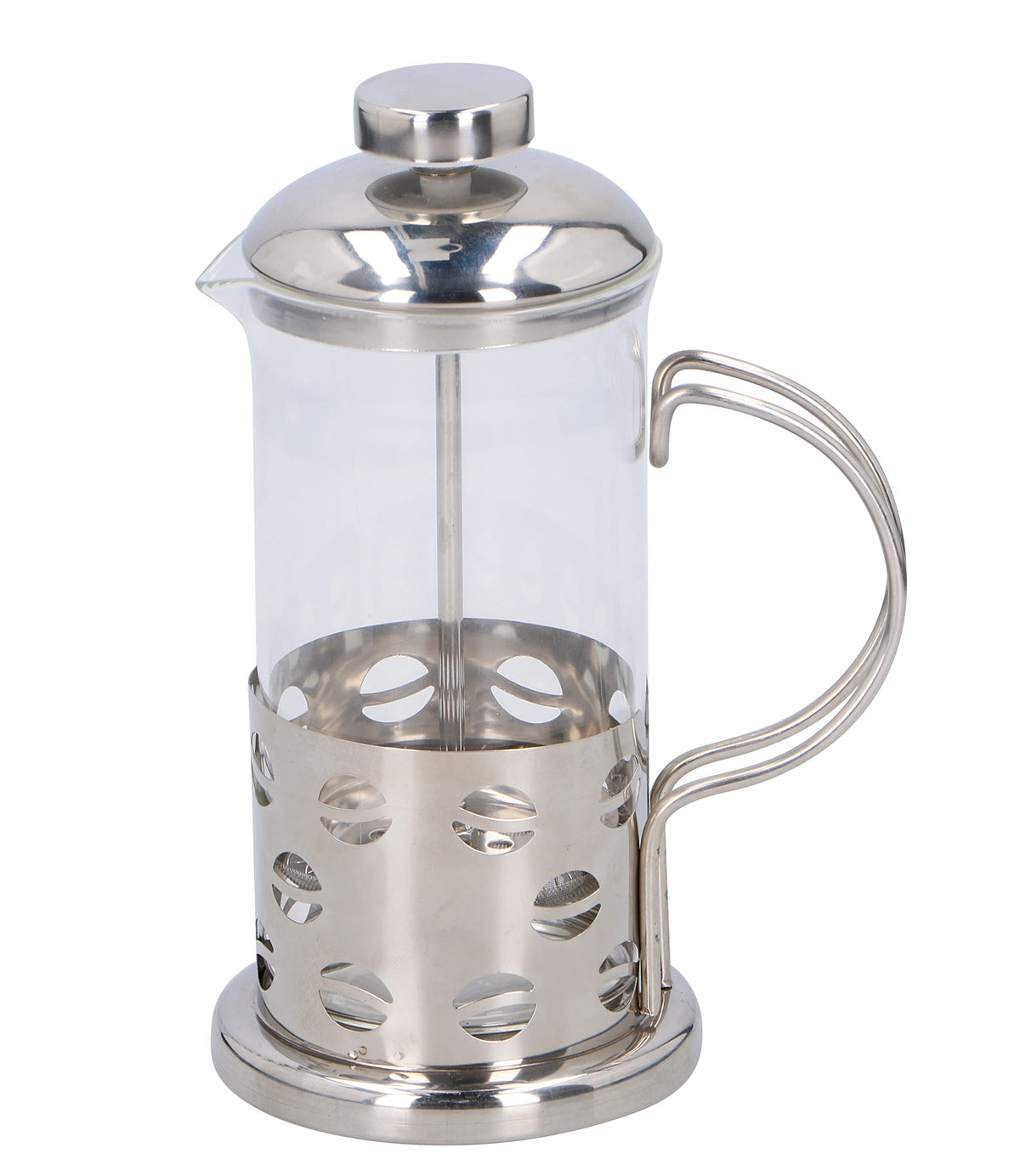 Caffettiera Francese 350ml Alpina Acciaio Inox e Vetro