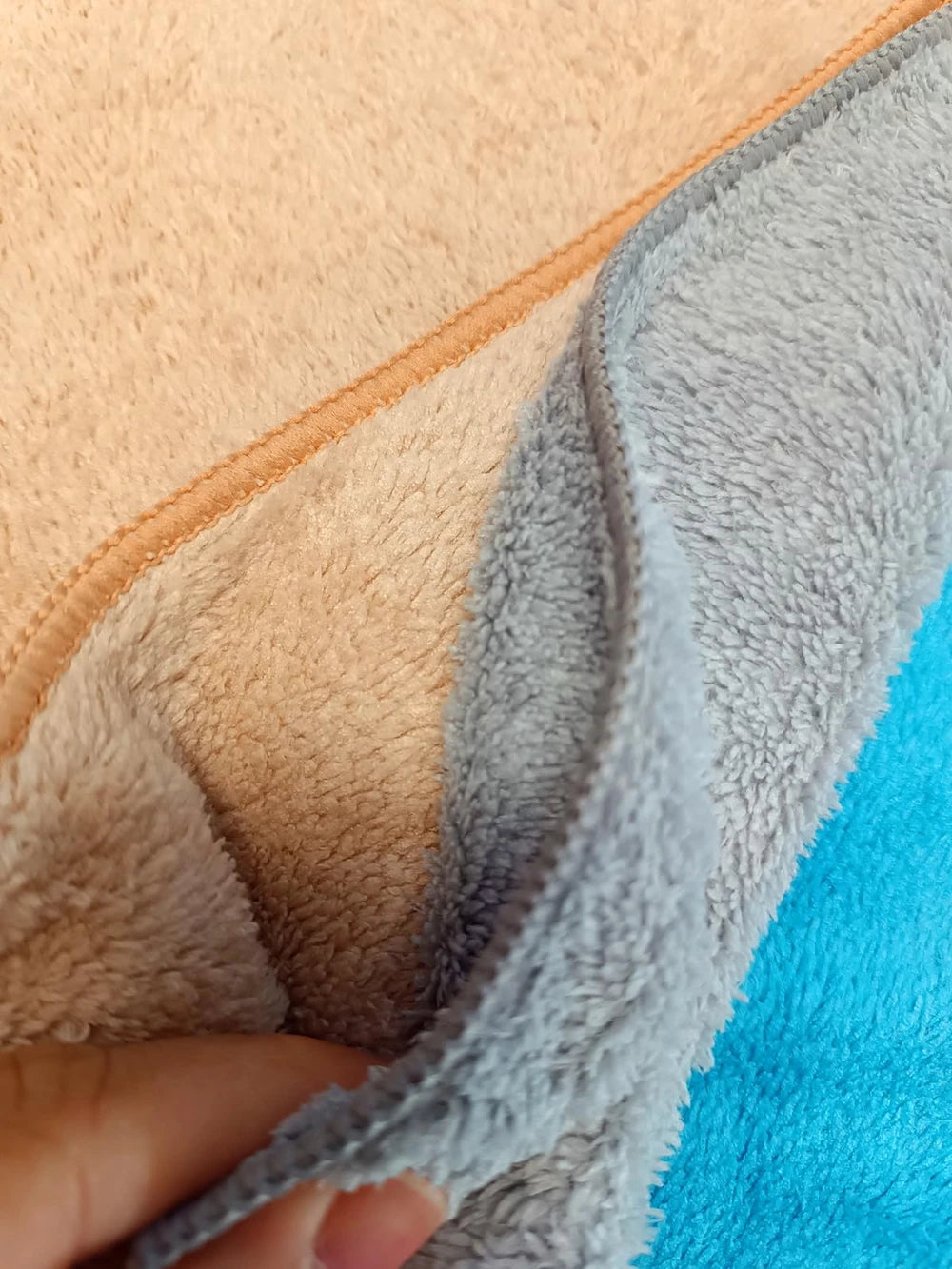 Lot de 5 chiffons en microfibre douce 30x35 cm multicolores, ultra-doux pour capturer la poussière