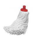 Tête de rechange pour balai à franges en coton blanc 200 g-300 g - Balai à franges professionnel haute absorption pour sols