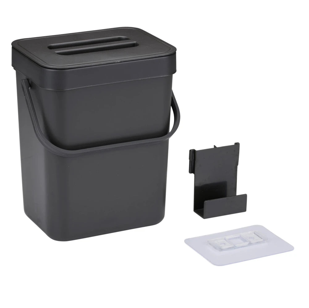 Pattumiera Umido 5L da Appendere - Bidone Organico Cucina 3 Colori