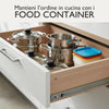 Contenitori Alimenti BPA Free Set 5 Pz – Frigo, Freezer e Microonde | 4 Misure