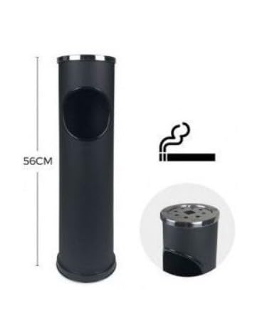 Posacenere Terra Inox 56cm Pattumiera 10L Esterno Interno