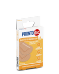 Pronto Doc Elastic Fabric Plasters, Ideal for Elbows and Knees, 1 Pack of 6 Plasters