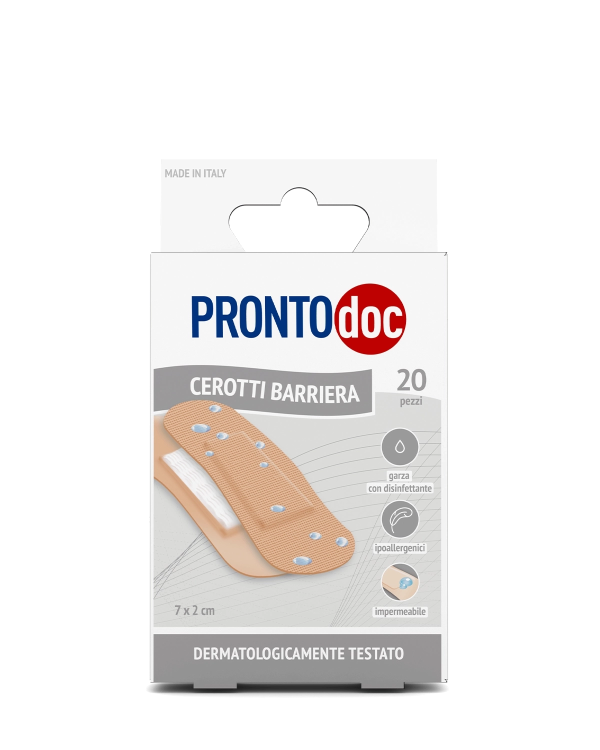3 Confezioni Cerotti Medi impermeabili 7×2 cm – 20 pezzi a Confezioni| Pronto Doc