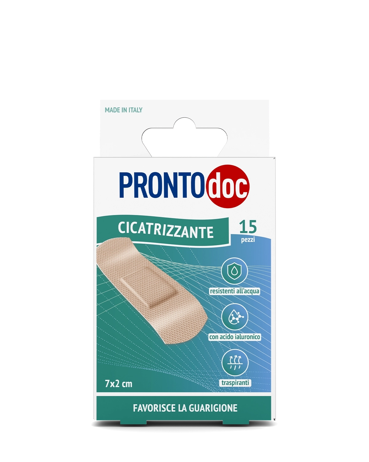 3 Confezione Cerotti Azione Cicatrizante 7x2 cm, da 15 cerotti a confezione |Pronto Docione