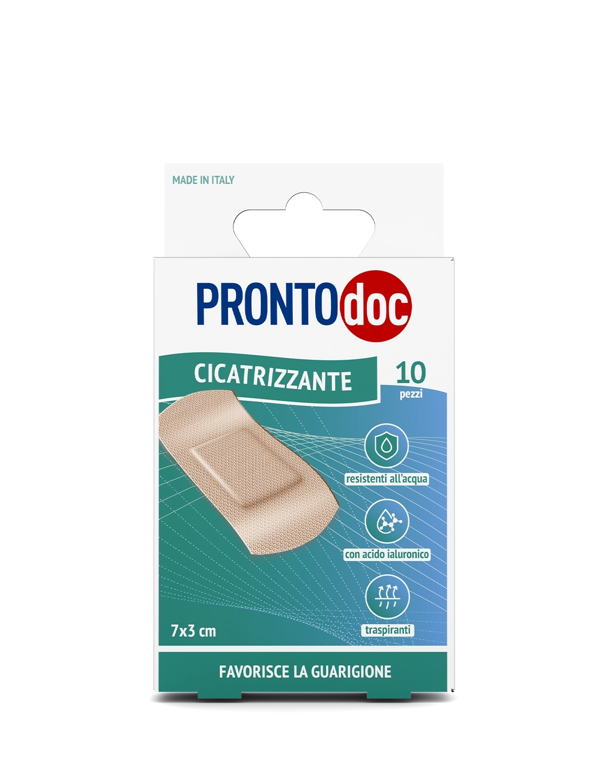 3 Confezioni Cerotti Azione Cicatrizante 7x3 cm,  da 10 cerotti a Confezioni |PRONTO Doc