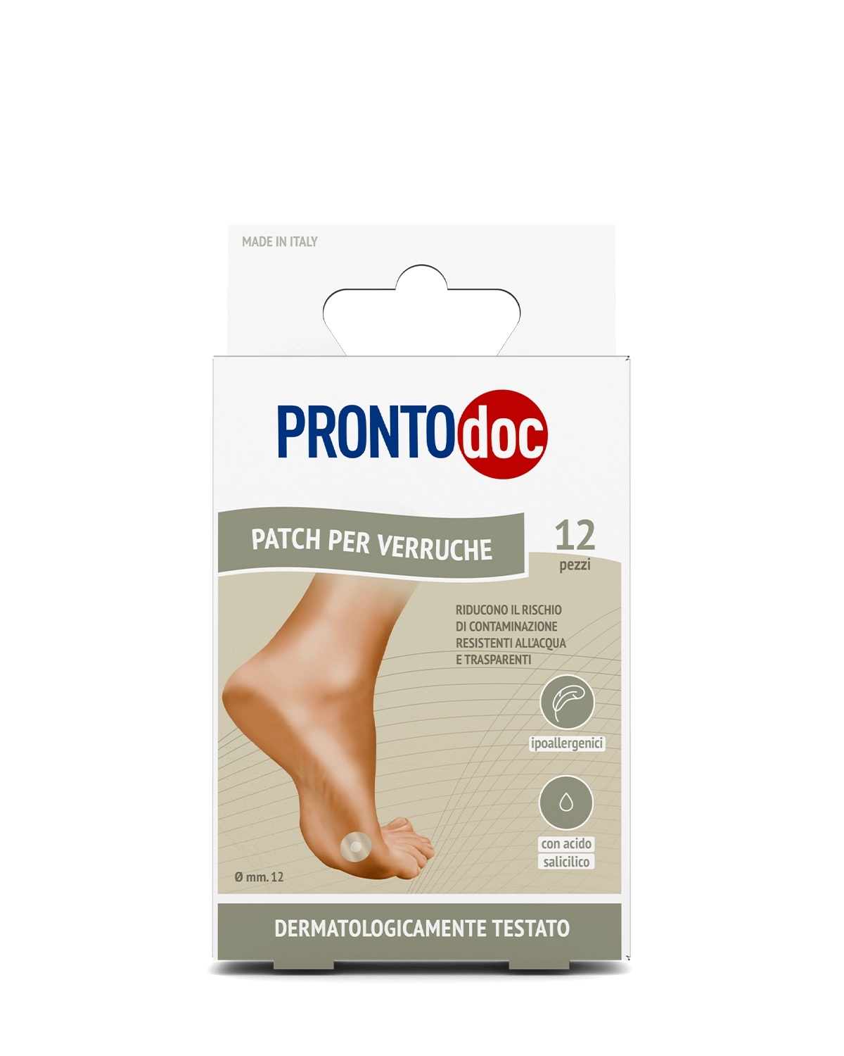 3 Confezione Cerotti per Verruche Mani e Piedi Pronto Doc - da 12 Pz.