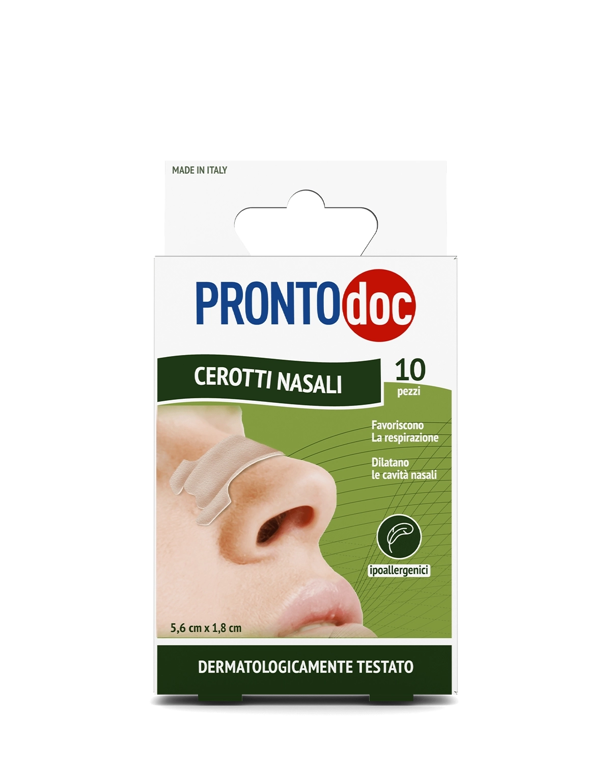Patchs nasaux 56 x 18 mm - Paquet de 10