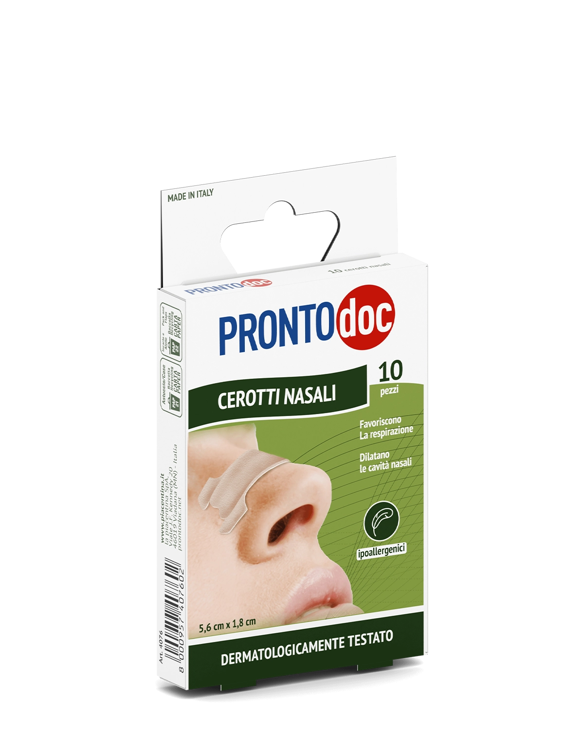 Patchs nasaux 56 x 18 mm - Paquet de 10
