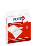 Prontodoc Sterile Gauze Compresses Size 10x10, 1 pack of 100 gauzes
