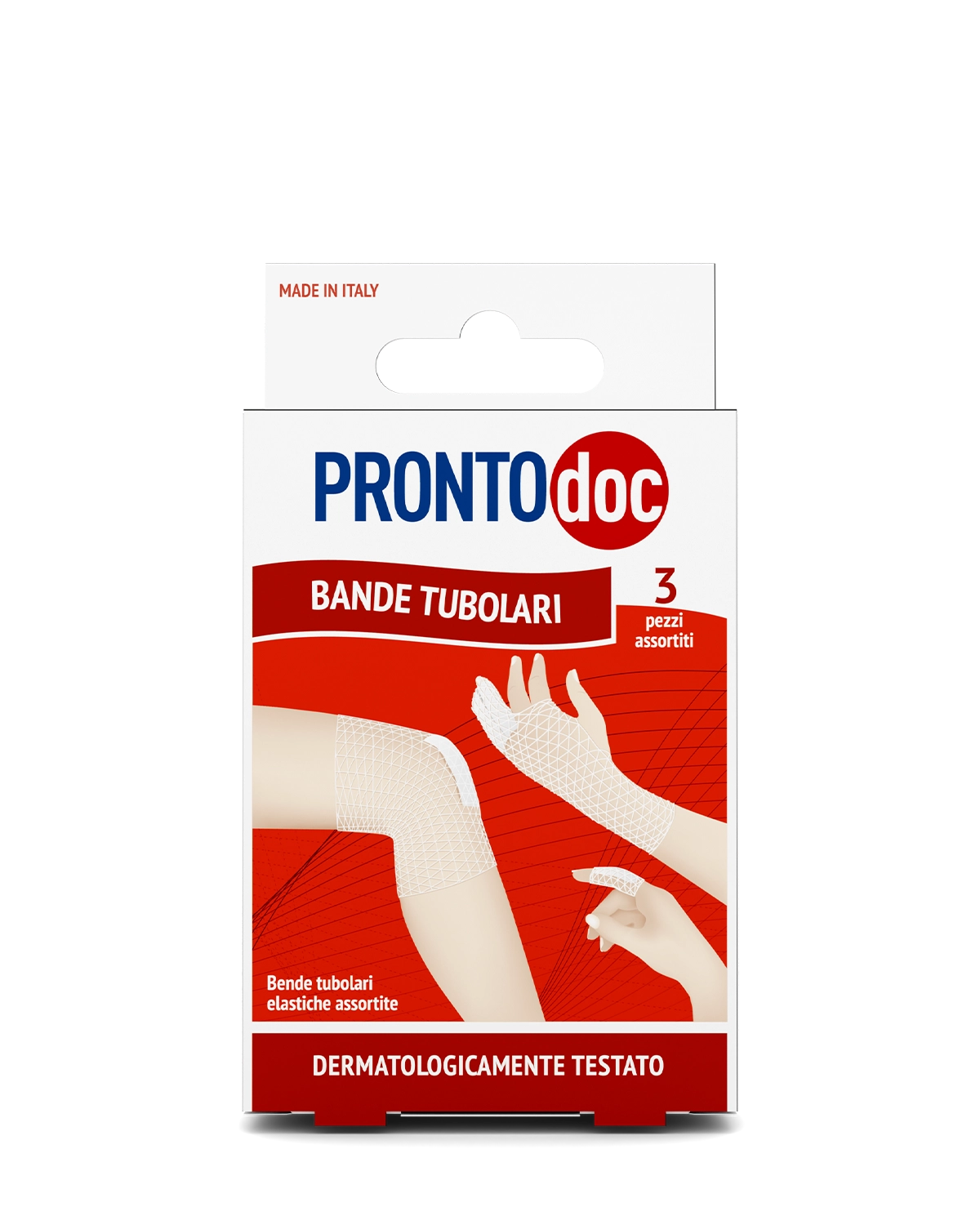 2 Confezioni Bende Tubolari Elastiche, 1 confezione da 3 bende|Pronto Doc