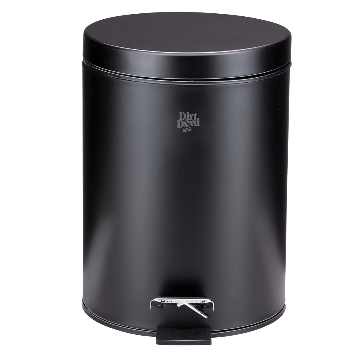Poubelle à pédale Dirt Devil en acier inoxydable à fermeture douce pour la cuisine