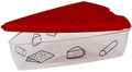 Gerimport Pizza Lunch Box, 28 x 23 x 7 cm