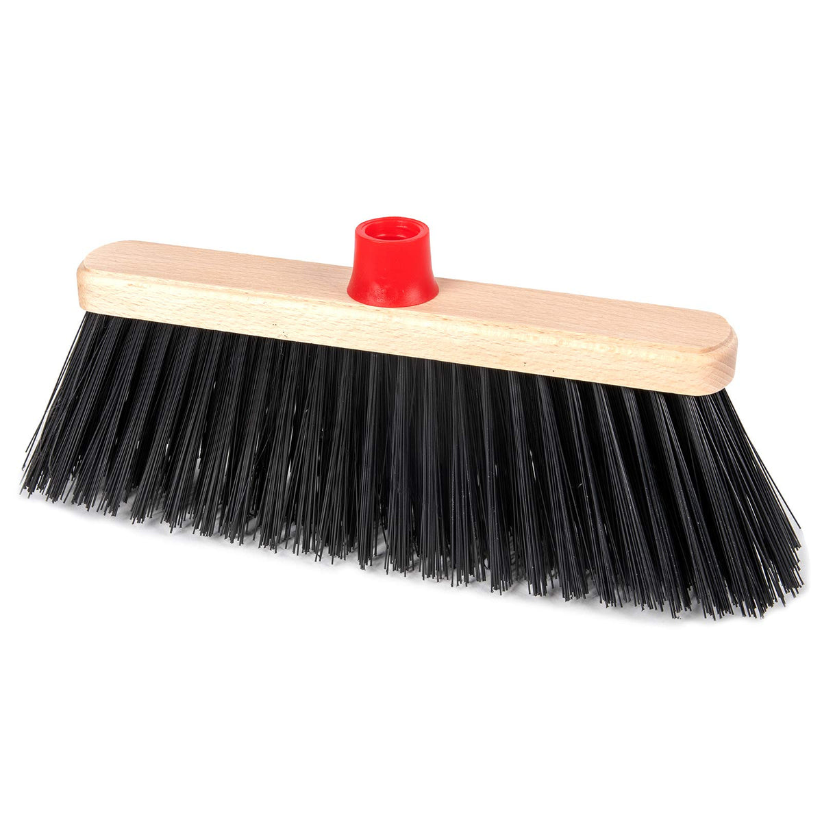 La Briantina Industrial Outdoor Broom for Gardens, Balconies and Driveways, Sturdy with Thick and Stiff Bristles, Width 27.5 cm, Multicolored