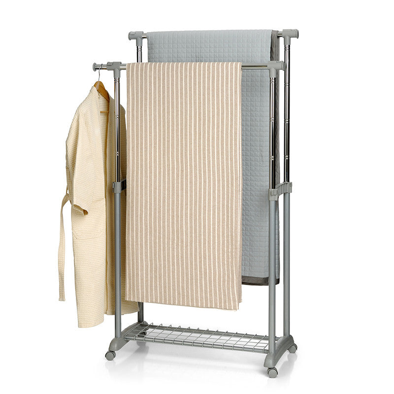 Appendiabiti Stender Gastone PERFETTO con Ruote - 1 o 2 Barre Estensibili