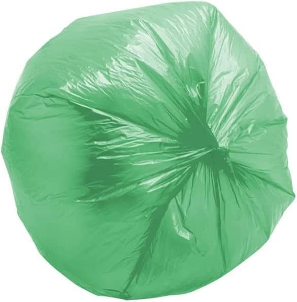 FERCASASHOP - Biodegradable Bags, 55 x 68 cm, 30 Litres, Drip-Free Wet Waste Collection Bags with Long Handle, Compostable and Biodegradable Organic Bags, Green Colour