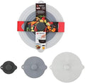 Set di 3 coperchi in Silicone, Diametro 12/20/28 cm, in Silicone
