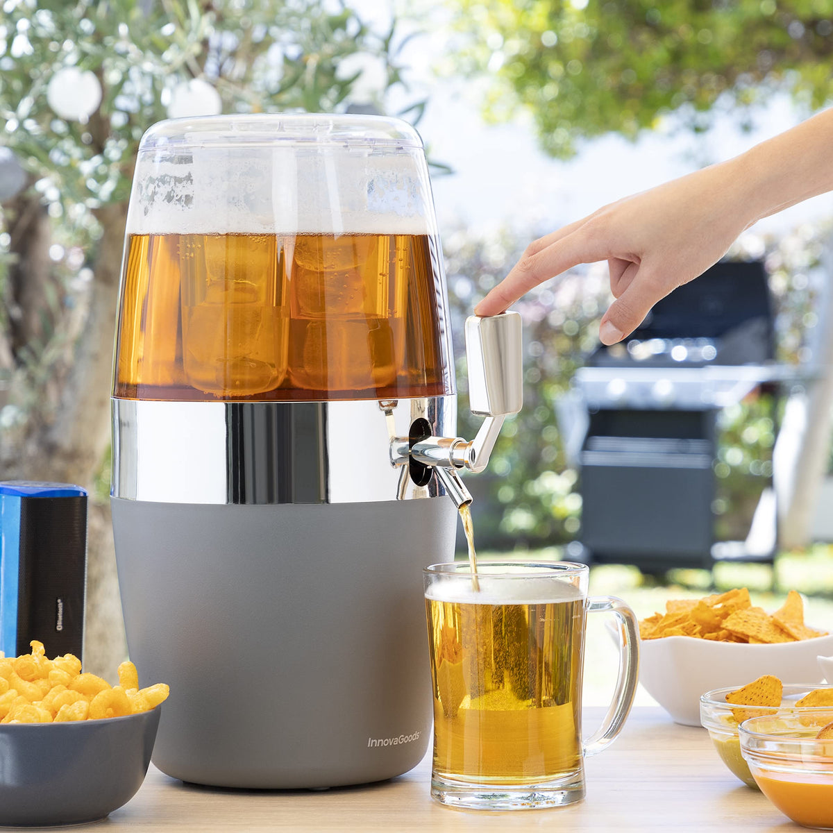 Spillatore Birra InnovaGoods 4L Raffreddamento a Sfera