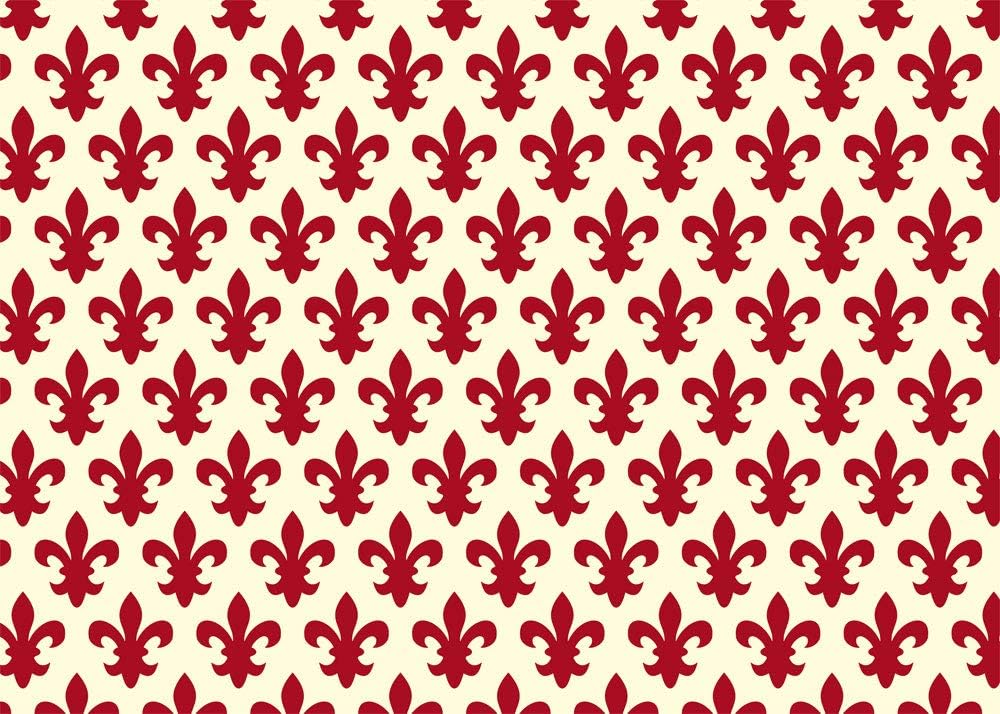 Washable paper roll for drawers, 50cm x 5m, Florentine Lily design
