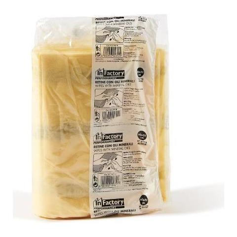 Panni Cattura Polvere Gialli 50 Pezzi - Retine Impregnate Olio 60x22cm