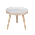 Tavolino Rotondo Legno Ø40cm Arti Casa Design Moderno