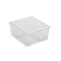 Contenitori Trasparenti 42x35x18cm Coperchio Box Vestiti