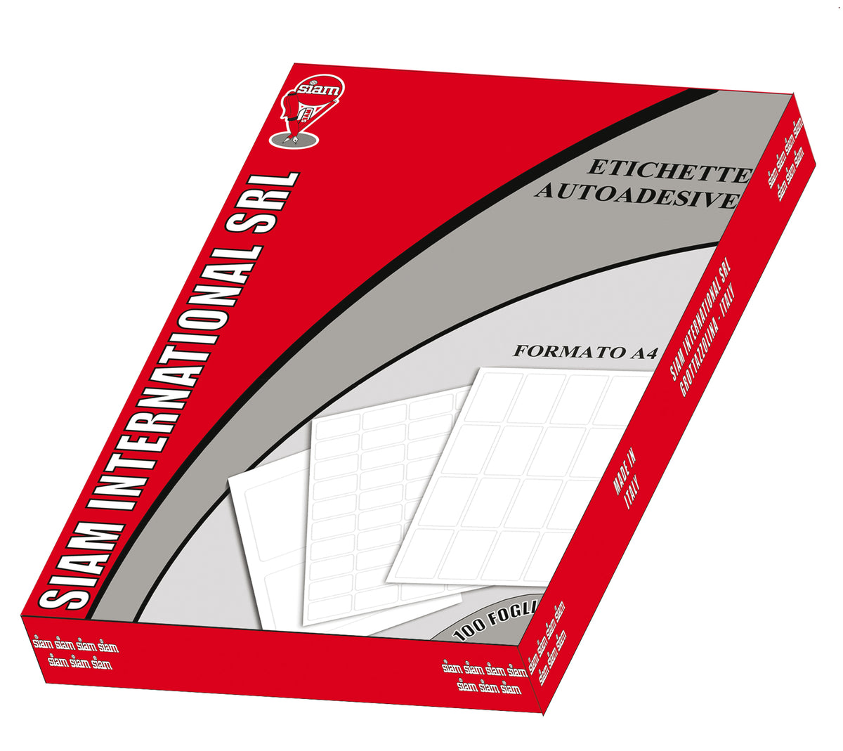 Étiquettes autocollantes blanches MEGASTAR, multi-usages, 105 x 59 mm, compatibles laser et jet d'encre, 100 feuilles, LP4MS-10559