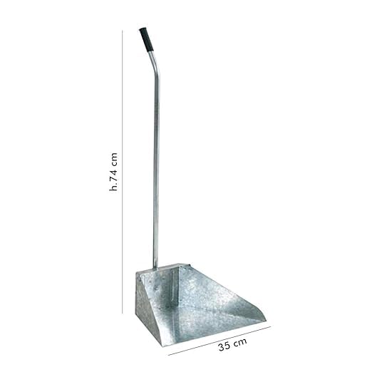 Set Pulizia Esterno Scopa Saggina + Paletta Zincata