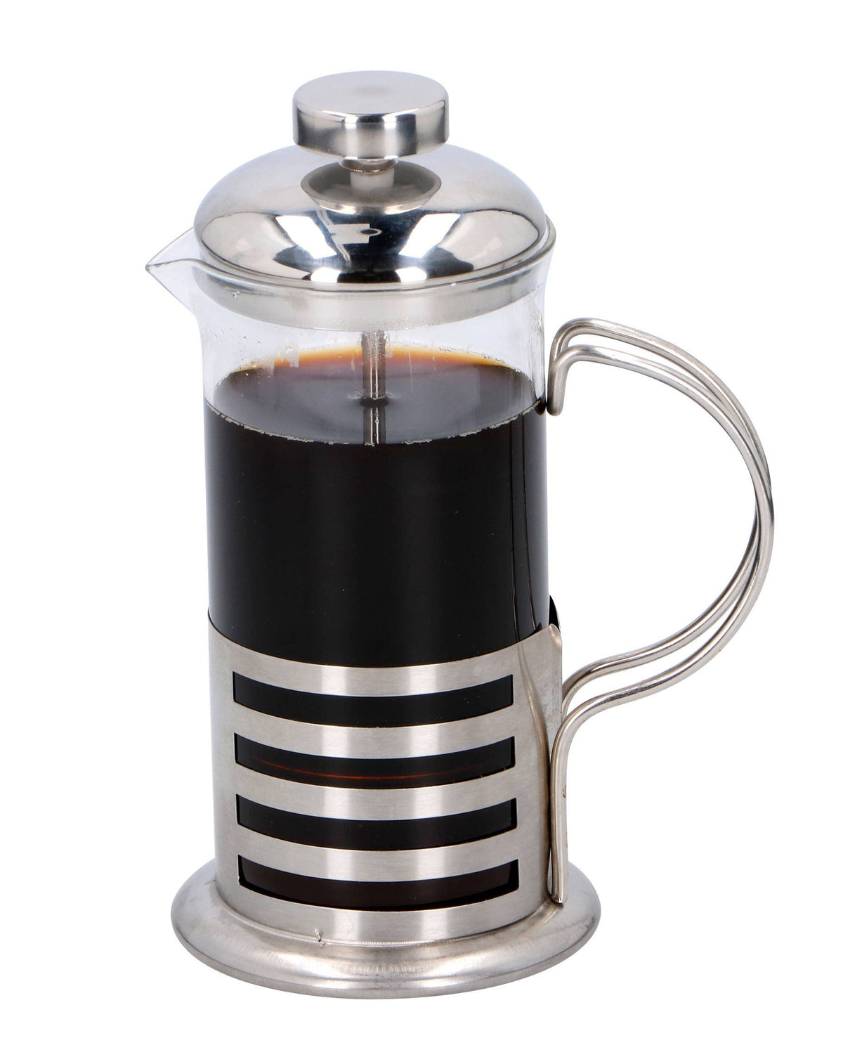 Caffettiera Francese 350ml Alpina Acciaio Inox e Vetro