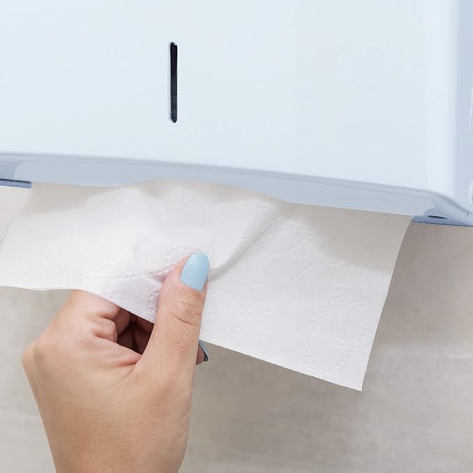 Dispenser Carta  C-Z Parete 600 Fogli con Chiave Bianco