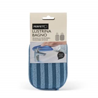 Set 2 Spugne Microfibra Bagno Double Face - Lato Abrasivo e Delicato - Antigraffio Professionale