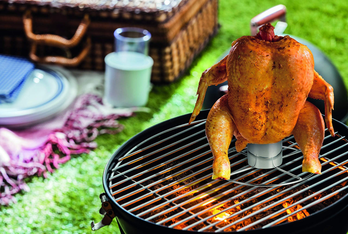 Supporto Verticale Pollo BBQ Acciaio Inox Chicken Roaster
