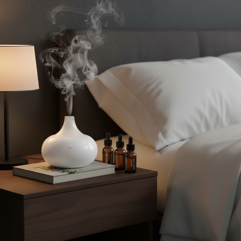 Comodino con diffusore