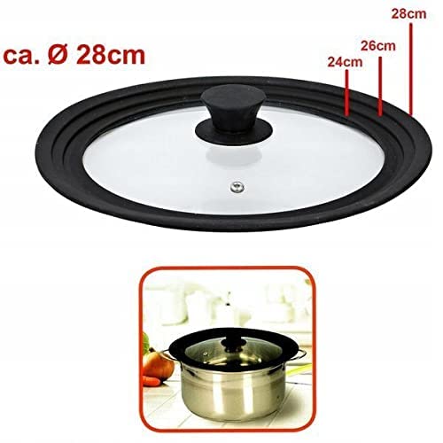 Set 4 Padelle Antiaderenti FOFO 20/24/28cm Coperchio