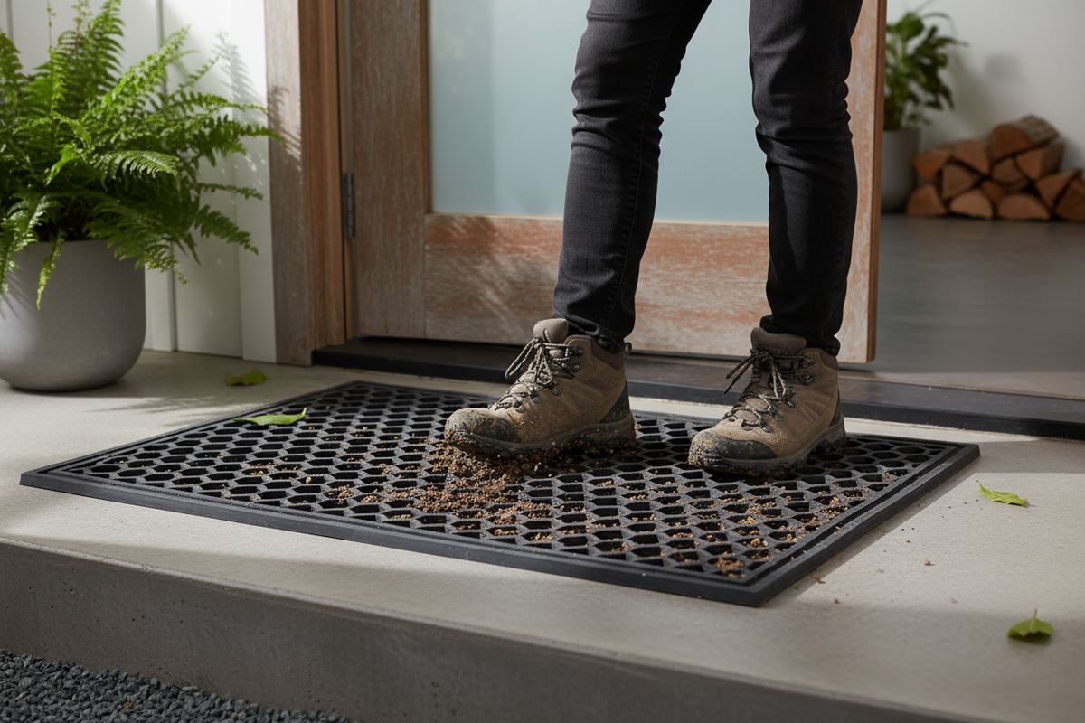 Honeycomb Rubber Doormat 40x70 cm