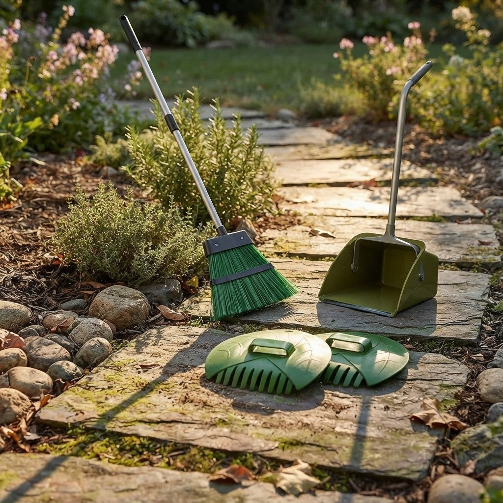 Set Giardino Basic  - Scopa Garden Alzaimmondizia e Raccogli foglie