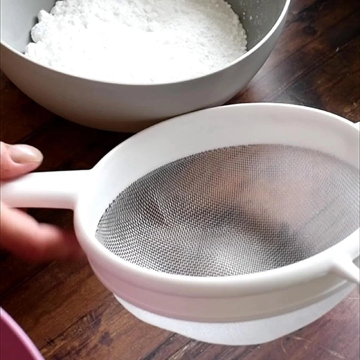 Colino Setaccio Maglia Fine 22cm Multiuso Cucina Inox